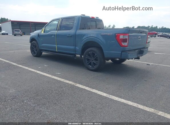 1FTFW1E89PKE48796 2023 FORD F150 Синий Задняя левая четверть