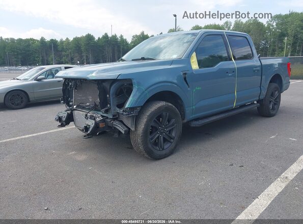 1FTFW1E89PKE48796 2023 FORD F150 Синий Вид спереди