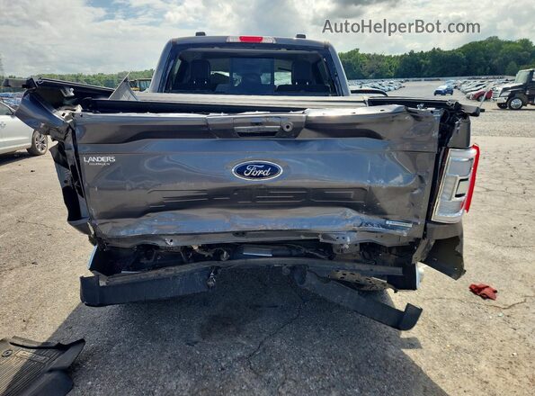1FTFW1E89PKF52804 2023 FORD F150 Gray Widok z tyłu