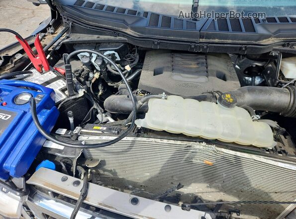 1FTFW1E89PKF52804 2023 FORD F150 Gray Widok wnętrza z tyłu