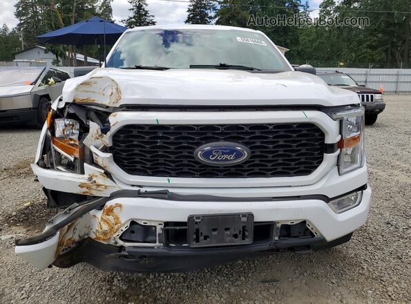 1FTFW1E8XMKE43604 2021 FORD F150 White Вид спереду