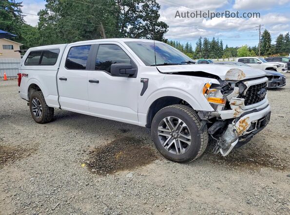 1FTFW1E8XMKE43604 2021 FORD F150 White Передня права чверть