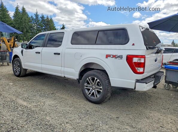 1FTFW1E8XMKE43604 2021 FORD F150 White Задня ліва чверть