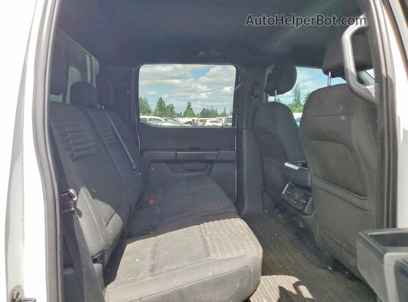 1FTFW1E8XMKE43604 2021 FORD F150 White Вид задніх сидінь