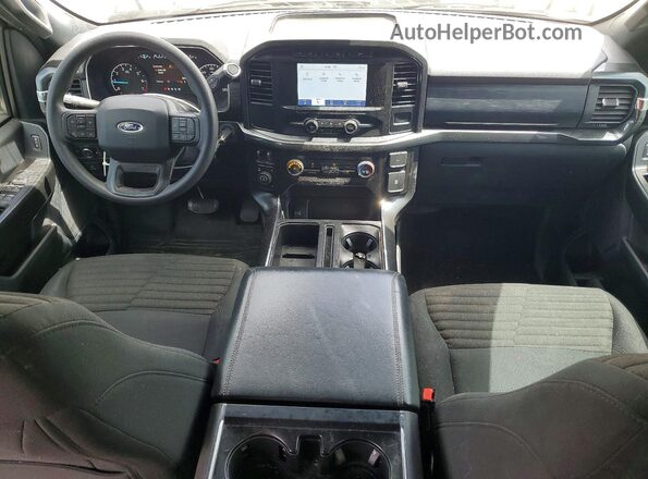 1FTFW1E8XMKE43604 2021 FORD F150 White Вид панелі приладів