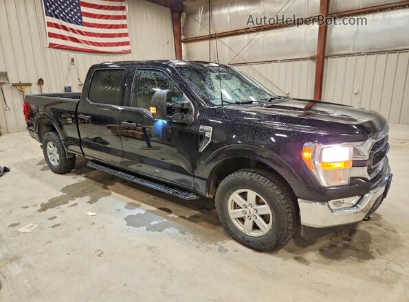 1FTFW1E8XNFA93708 2022 FORD F150 Black Front right