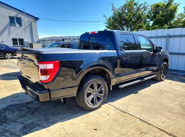 1FTFW1ED0MFA65315 2021 FORD F150 Black Задня права чверть