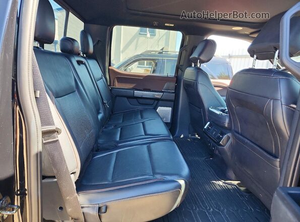 1FTFW1ED0MFA65315 2021 FORD F150 Black Вид задніх сидінь
