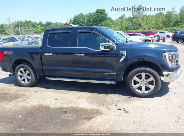 1FTFW1ED0MFB97894 2021 FORD F150 Black Vista interior trasera