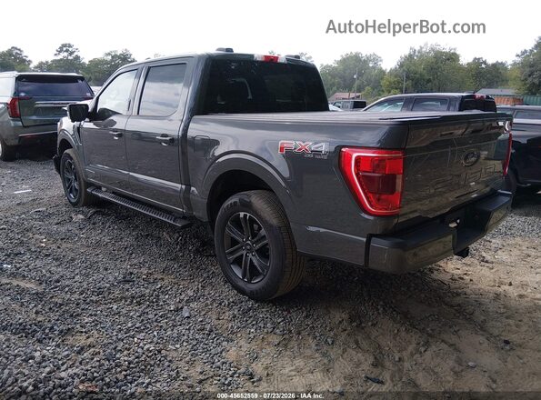 1FTFW1ED0MFC72304 2021 FORD F150 Gray Հետևի ձախ