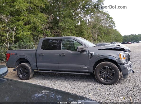 1FTFW1ED0MFC72304 2021 FORD F150 Gray Սալոնի 360 աստիճան տեսք