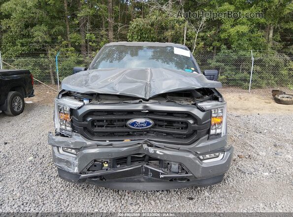 1FTFW1ED0MFC72304 2021 FORD F150 Gray Սալոնի հետևի տեսք