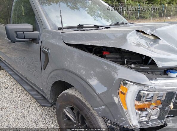 1FTFW1ED0MFC72304 2021 FORD F150 Gray 
