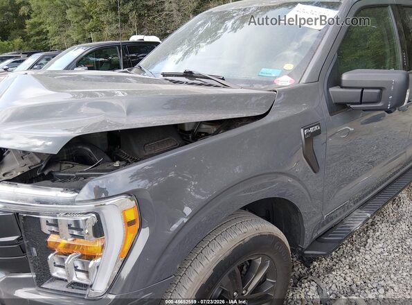 1FTFW1ED0MFC72304 2021 FORD F150 Gray 