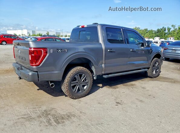 1FTFW1ED0MFC98868 2021 FORD F150 Gray უკანა მარჯვენა