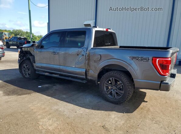 1FTFW1ED0MFC98868 2021 FORD F150 Gray უკანა მარცხენა
