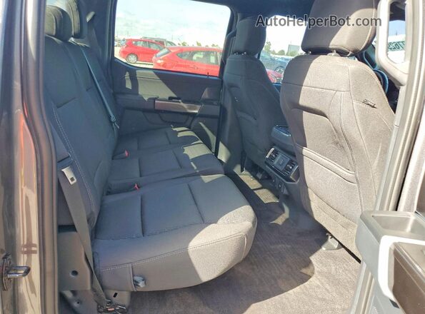 1FTFW1ED0MFC98868 2021 FORD F150 Gray უკანა სავარძლების ხედი