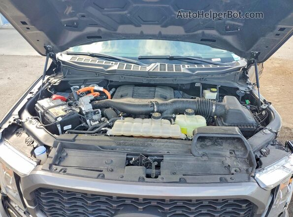 1FTFW1ED0MFC98868 2021 FORD F150 Gray უკანა სალონის ხედი