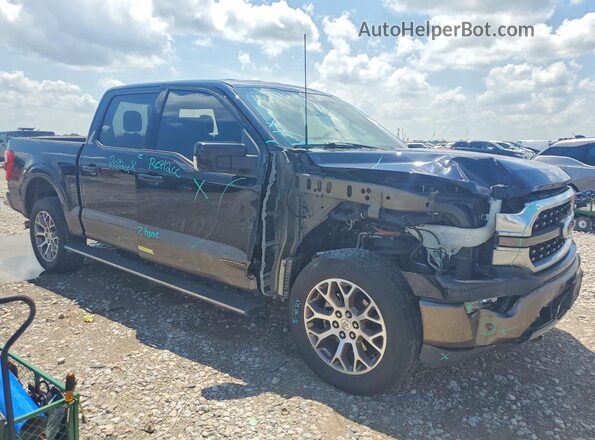 1FTFW1ED0NFC18440 2022 FORD F150 Black Przód prawy
