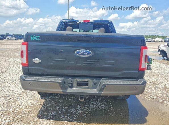 1FTFW1ED0NFC18440 2022 FORD F150 Black Widok z tyłu