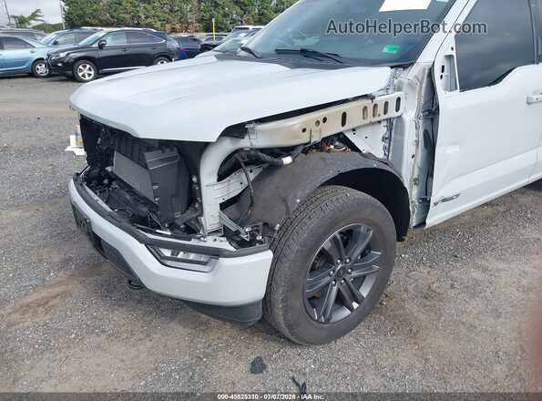 1FTFW1ED0PFC75661 2023 FORD F150 White Widok z przodu
