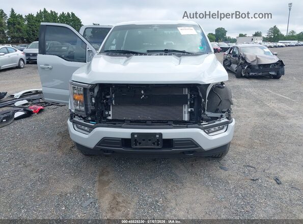 1FTFW1ED0PFC75661 2023 FORD F150 White Widok zestawu wskaźników