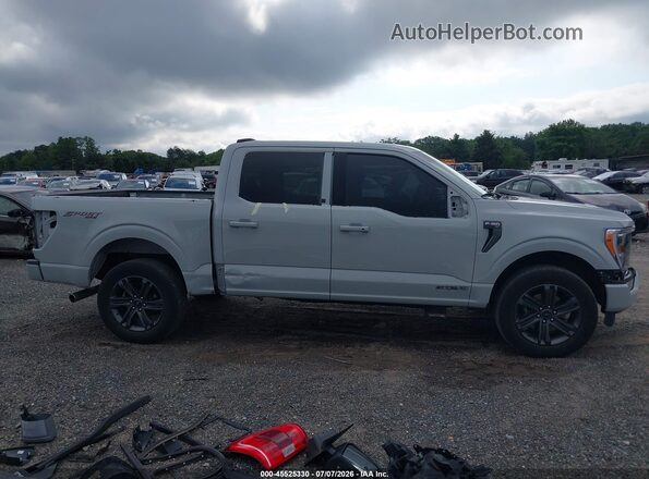 1FTFW1ED0PFC75661 2023 FORD F150 White Widok wnętrza z tyłu
