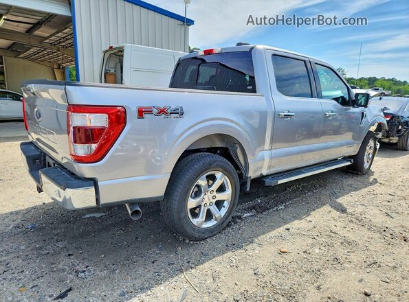 1FTFW1ED1MFB06650 2021 FORD F150 Silver Trasero derecho