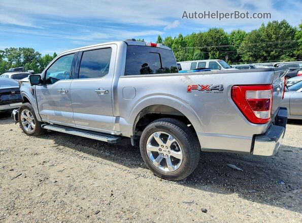 1FTFW1ED1MFB06650 2021 FORD F150 Silver Trasero izquierdo