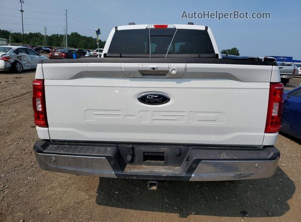 1FTFW1ED2MFB47353 2021 FORD F150 White Widok z tyłu