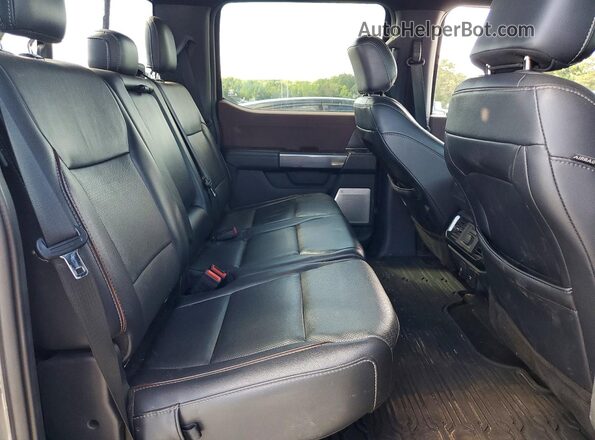 1FTFW1ED2MFC12167 2021 FORD F150 Gray Widok tylnych siedzeń