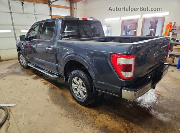 1FTFW1ED2NFA02489 2022 FORD F150 Blue Задня ліва чверть