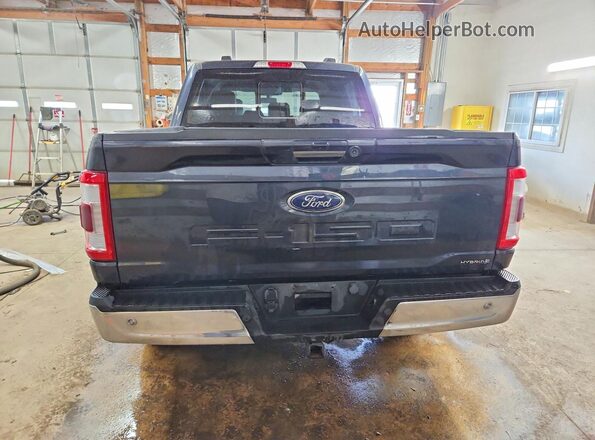 1FTFW1ED2NFA02489 2022 FORD F150 Blue Вид ззаду