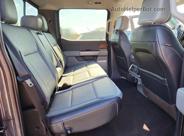 1FTFW1ED2NFA02489 2022 FORD F150 Blue Вид задніх сидінь