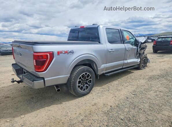1FTFW1ED2NFA36738 2022 FORD F150 Silver უკანა მარჯვენა