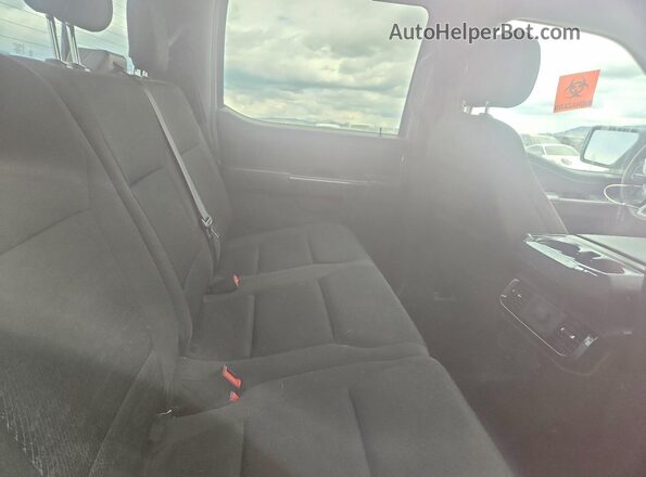 1FTFW1ED2NFA36738 2022 FORD F150 Silver უკანა სავარძლების ხედი