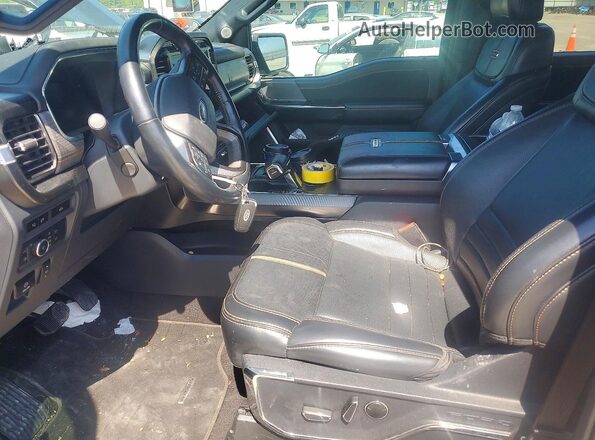 1FTFW1ED2PFA10739 2023 FORD F150 Blue Front interior view
