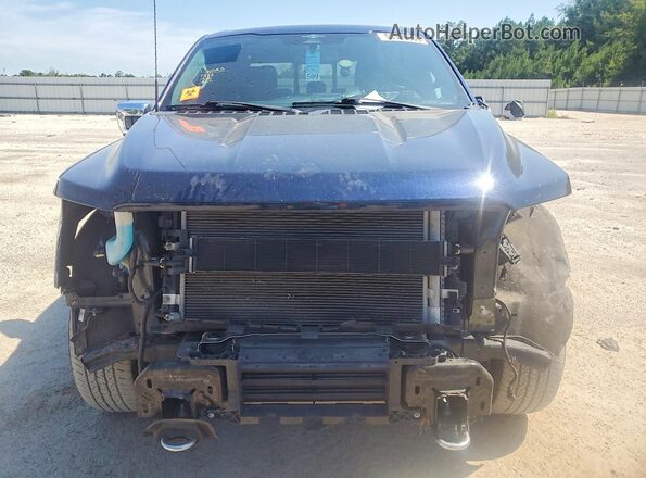 1FTFW1ED2PFA10739 2023 FORD F150 Blue Front view