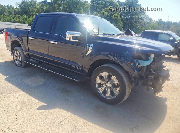 1FTFW1ED2PFA10739 2023 FORD F150 Blue Front right