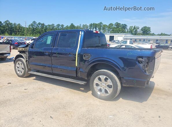 1FTFW1ED2PFA10739 2023 FORD F150 Blue Rear left