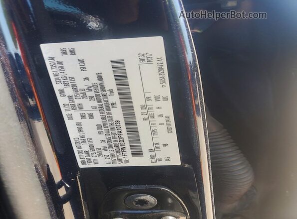 1FTFW1ED2PFA10739 2023 FORD F150 Blue Engine compartment view