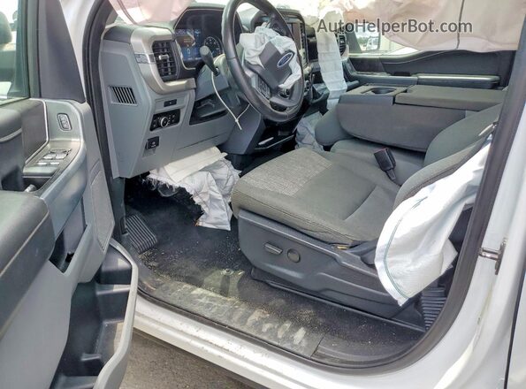 1FTFW1ED2PFC65150 2023 FORD F150 White Dashboard view