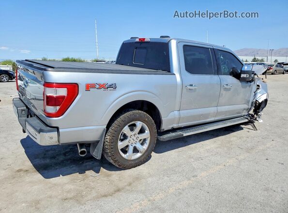 1FTFW1ED3NFB50893 2022 FORD F150 Серебряный Задняя правая четверть