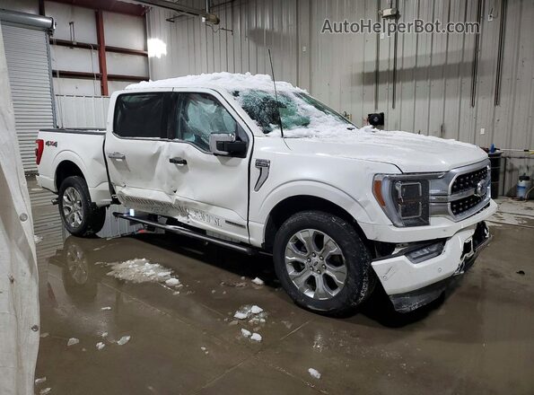 1FTFW1ED4PFA02948 2023 FORD F150 Белый Передняя правая четверть