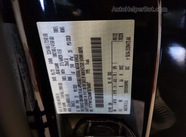 1FTFW1ED6MFB76497 2021 FORD F150 Black Engine compartment view
