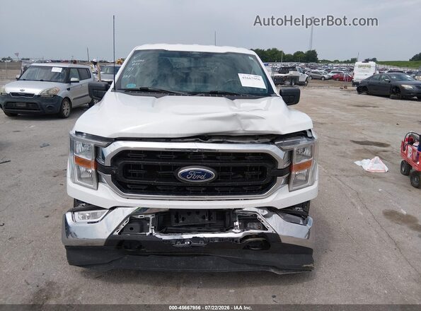 1FTFW1ED6NFC40989 2022 FORD F150 White წინა ხედი