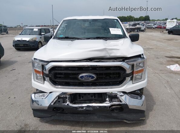 1FTFW1ED6NFC40989 2022 FORD F150 White ხელსაწყოთა პანელის ხედი
