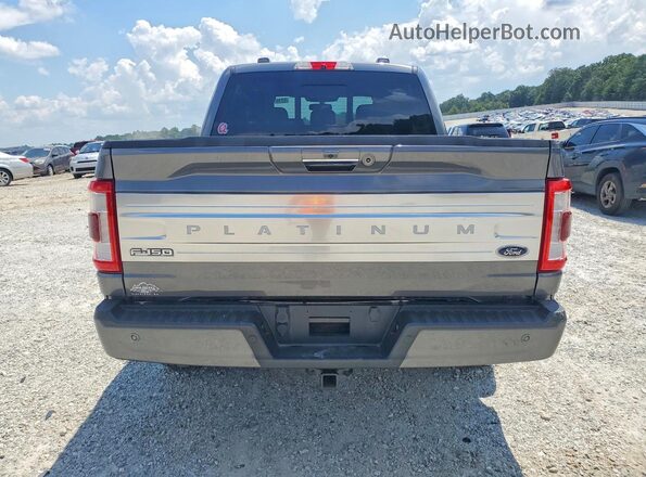 1FTFW1ED7NFA04772 2022 FORD F150 Gray უკანა ხედი