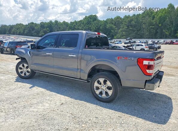 1FTFW1ED7NFA04772 2022 FORD F150 Gray უკანა მარცხენა