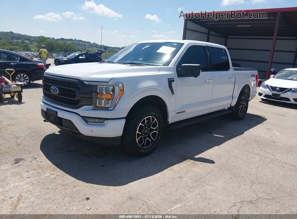 1FTFW1ED7NFB23289 2022 FORD F150 Белый Передняя левая четверть